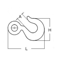 Hoist Hooks Galvanized