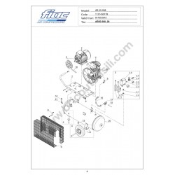 Ricambi Fiac per Compressore AB 50-268 - Esploso