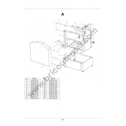 FEMI Spare Parts for Thickness Planer PF 250-600 - Diagram