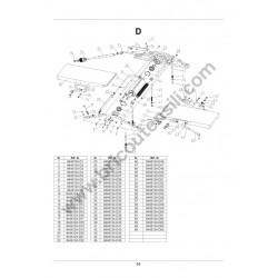 FEMI Spare Parts for Thickness Planer PF 250-600 - Diagram 4