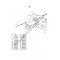 FEMI Spare Parts for Thickness Planer PF 250-600 - Diagram 6