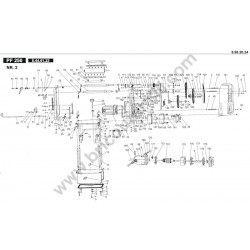 FEMI Spare Parts for Thickness Planer PF 250 - Drawing 1