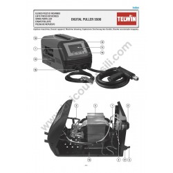 Ricambi Telwin per DIGITAL PULLER 5500 400V - Esploso
