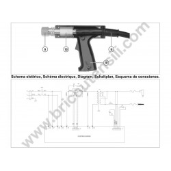 Ricambi Telwin per DIGITAL PULLER 5500 400V - Esploso Torcia