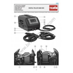Ricambi Telwin per DIGITAL PULLER 5500 DUO 400V - Esploso