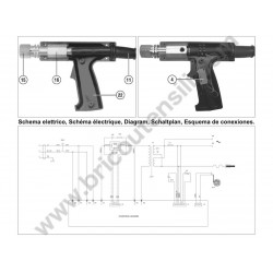 Telwin Parts for DIGITAL PULLER 5500 DUO 400V - Drawing  Torch