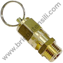 ABAC Pressure Relief Safety Valve 1/4" 10,5 Bar for Compressors