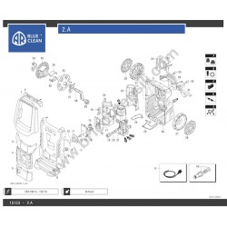 Ricambi per Idropulitrice Annovi Reverberi Serie DHS - 2.A - Esploso