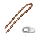 Catena Antifurto con Rivestimento PVC maglia "Quadra"