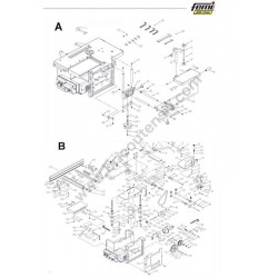 FEMI Parts for Wood Combined Machine CM 60-150 - Drawing