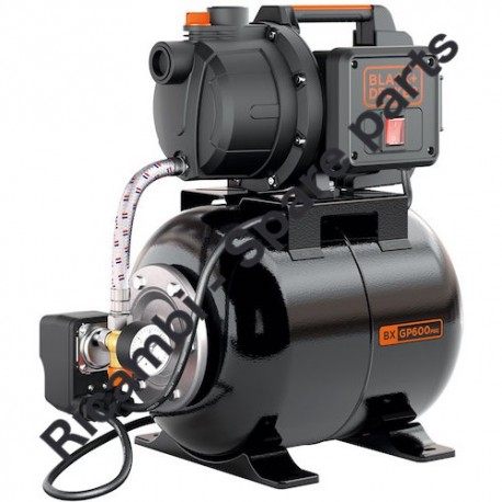 Ricambi per Pompa Autoadescante Black & Decker BXGP600PBE