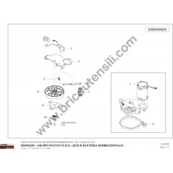 Lavor Pro Original Parts for Floor Scrubber Drier SCL QUICK 36B CBT - Diagram 4