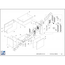 FIAC Parts for Compressors NEW SILVER 5.5-7.5-10 Stand Alone - Drawing 1
