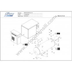 FIAC Spare Parts for Compressor NEW SILVER 5,5-10 - Drawing 3