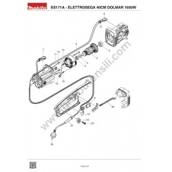 Dolmar Spare Parts for Electric Chainsaw ES171A - Drawing 1