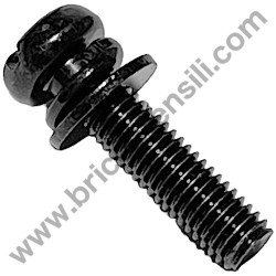 Vite e Rondella M5x20 per Decespugliatore Makita EM2600L - 1