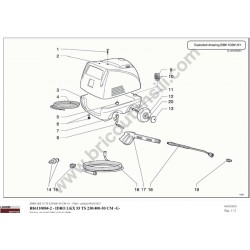 Lavor Original Parts for Pressure Cleaner LKX 55 - Drawing