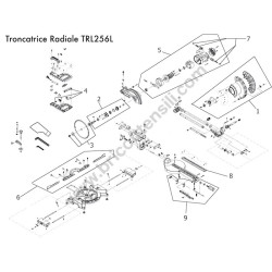 Valex Spare Parts for Slide Compound Mitre Saw TRL256L - 1