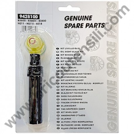 Oil Sight Glass Kit for Pump Unit ABAC B3800 - NS18