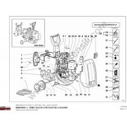 Lavor Parts for Pressure Cleaner MACH 20 8.062.0901 - Drawing