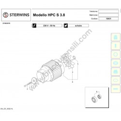 STERWINS Parts for Pressure Washer HPC S 3.8 - Drawing 2