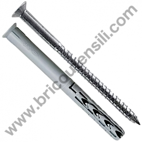  Extended nylon plug with countersunk head screw SXR Fischer