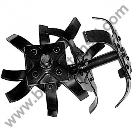 Couple Cutters for Motorhoe Valex Mill 50 - Mill 40 - Einhell BMH 40-36 - Garland GA0174