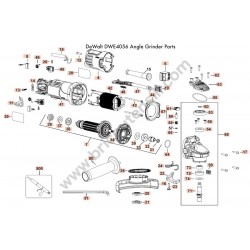 DEWALT DWE4056 Angle Grinder Spare Parts