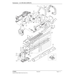 Ricambi Hitachi-Hikoki per Tagliasiepi a Batteria CH36DL