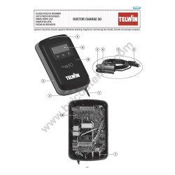 Ricambi Telwin per Carica Batterie Doctor Charge 50 - 807613 - Esploso