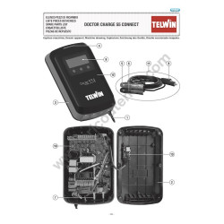 Ricambi Telwin per Carica Batterie Doctor Charge 55 CONNECT - Esploso