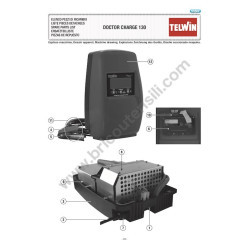 Ricambi Telwin per Carica Batterie Doctor Charge 130 - Esploso