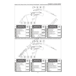 Telwin Spare Parts for Flux Welding Technomig DUAL SYNERGIC 230V EURO - Torches Drawing