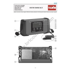Telwin Parts for Battery Charger Doctor Charge 50-2 - Drawing