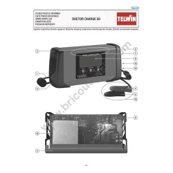 Ricambi Telwin per Carica Batterie Doctor Charge 50 - Esploso