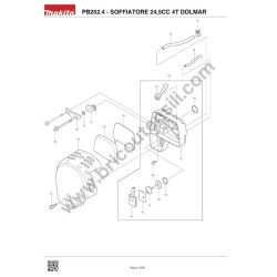Ricambi Dolmar per Soffiatore 4T PB252.4 - Esploso - 6