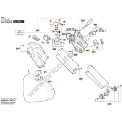 Ricambi Skil per Soffiatore Aspiratore 0795 - Esploso