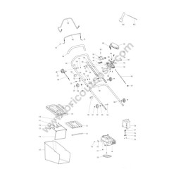 Makita Spare Parts for Lawnmower PLM5113N - Drawing 1