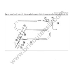 Telwin Spare Parts for Welding Inverter Tecnica TIG 190 DC-LIFT VRD