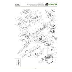 Ricambi Compa-OMS per Troncatrice Blue 250 - Esploso