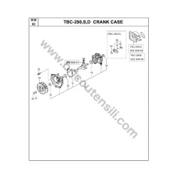 Tanaka Spare Parts for Brushcutter TBC-290 - Drawing 2