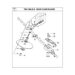 Tanaka Spare Parts for Brushcutter TBC-290 - Drawing 11