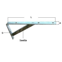 Shelf Lightweight with Support  "Removable" - 1
