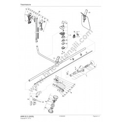 Alpina Spare Parts for Brushcutter ABR 52 - Transmission Drawing