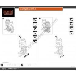 Ricambi Black+Decker per Idropulitrice BXPW2500DTS-E - Pompa Elettrica