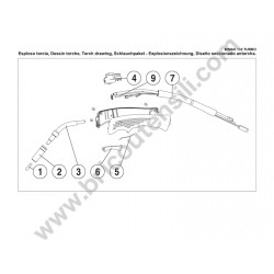 Ricambi Telwin per Saldatrici Bimax 132 Turbo - Esploso Torcia