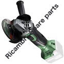 Hikoki Cordless Disc Grinder G18DSL2 Spare Parts