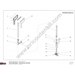 Ricambi Lavor per Lavasciuga Pavimenti Fit 35B Li - Esploso - 4