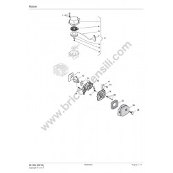 Castelgarden XH 55 Hedge Trimmer XH 55 Spare Parts -  - Drawing 1