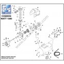 FIAC Cosmos WATT 1500 Air Compressor Spare Parts - Drawing